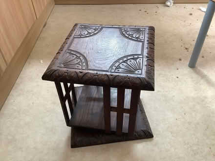 Photo of free Pivoted side table/bookshelf. (Tilehurst Road RG1) #1