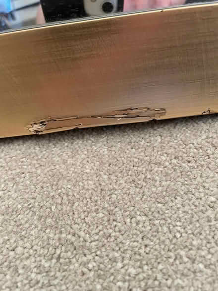 Photo of free Mirror in gold frame (Church Street DE56) #3