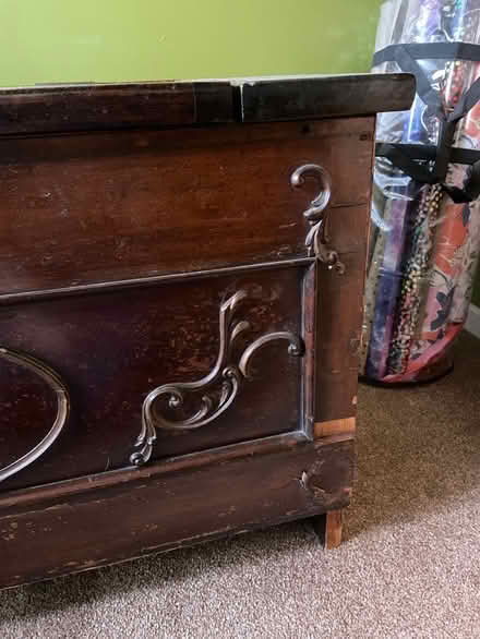 Photo of free Antique storage chest / coffer (Hales NR14) #3