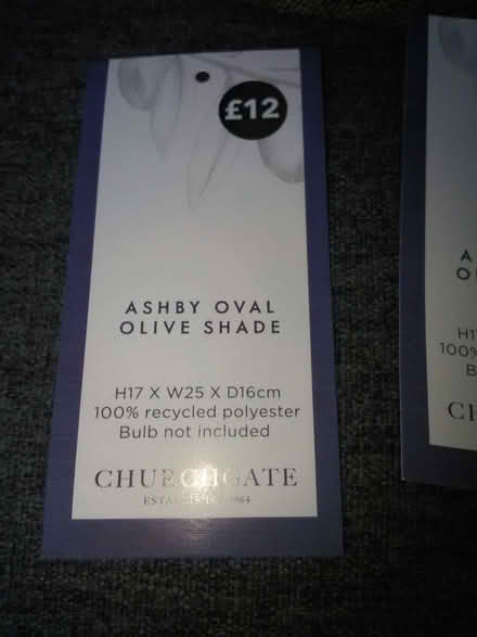 Photo of free Brand new olive oval lamp shades (Heacham PE31) #3