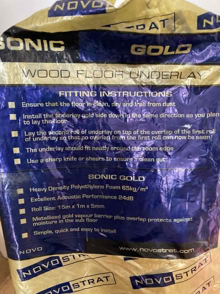 Photo of free roll of acoustic underlay for wooden floors (Firhill G20) #2
