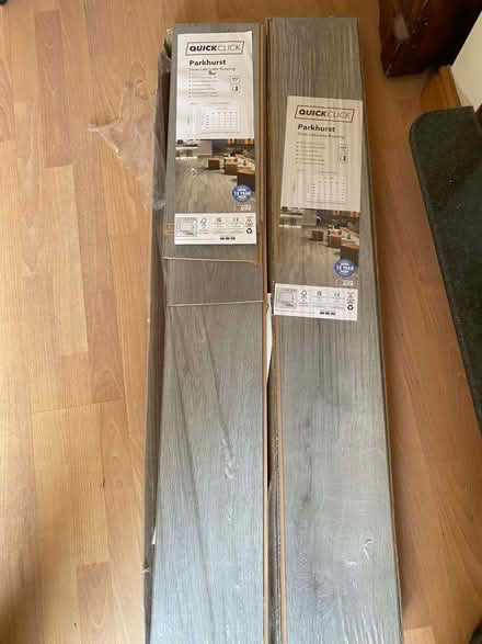 Photo of free New Grey laminate flooring (Goodshaw Fold BB4) #3