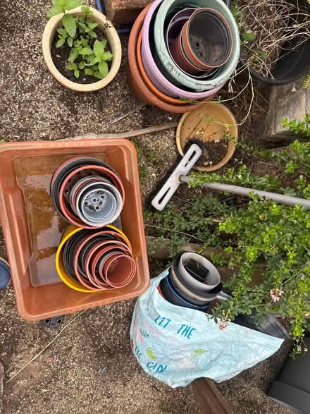 Photo of free Plastic plant pots (Parkhead S11) #1