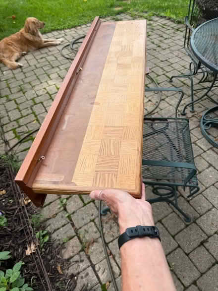 Photo of free Handmade wooden shelf (Grayslake downtown) #1