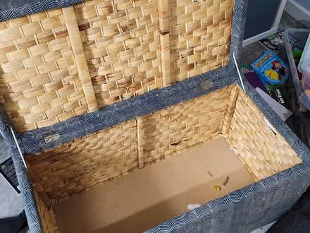 Photo of free Upcycled wicker chest (Newbury, RG14) #2
