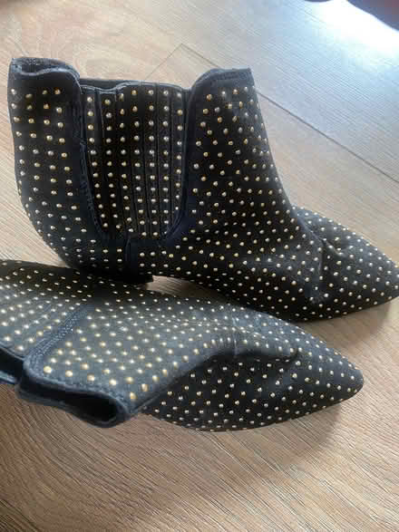 Photo of free Black and Gold Boots (Southfields SW19) #2