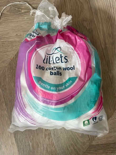 Photo of free Lil-lets cotton balls: Approx. 90+ (201 Streatham High Road) #1