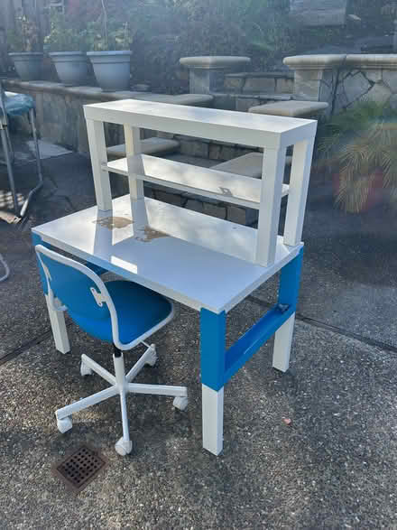 Photo of free Ikea child's desk, chair, & shelf (Near Roy Cloud elem. school) #2