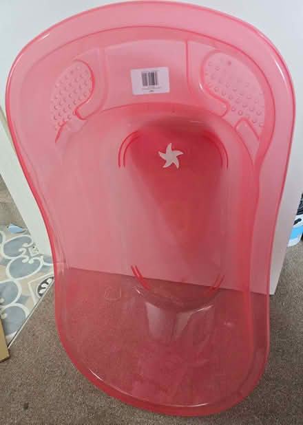 Photo of free Transparent pink bath tub 50L (Bowbridge GL5) #1
