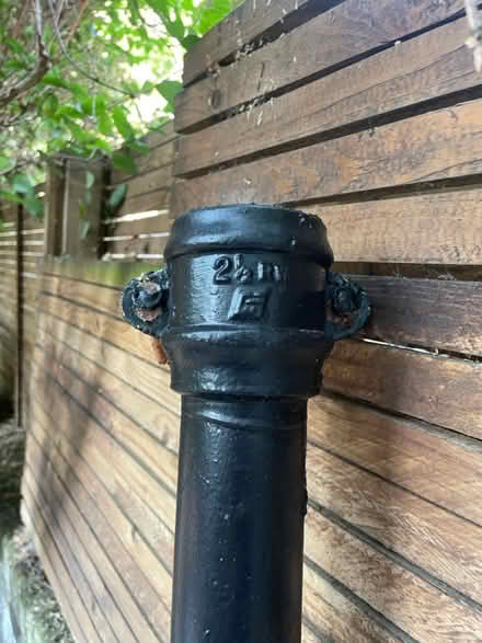 Photo of free About 2m of Cast Iron Down Pipe (Hackney E9) #2