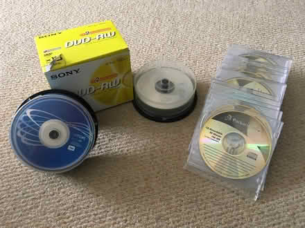 Photo of free Blank writable DVDs and CDs (Crowthorne RG45) #1