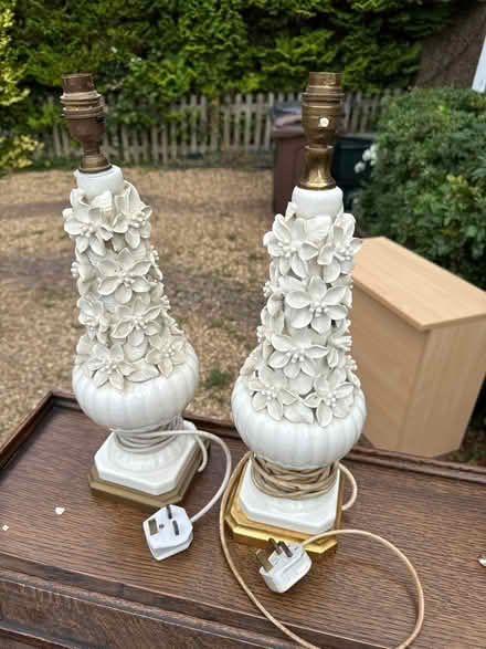 Photo of free Porcelain Capodimonte lamps 1960’s (Harpenden AL5) #1