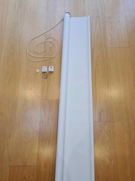 Photo of free White, black-out roller blind (Hayes BR2) #2