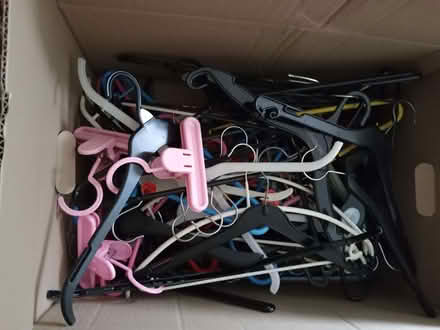 Photo of free Box Of Hangers (Plastic) (Northway GL20) #1