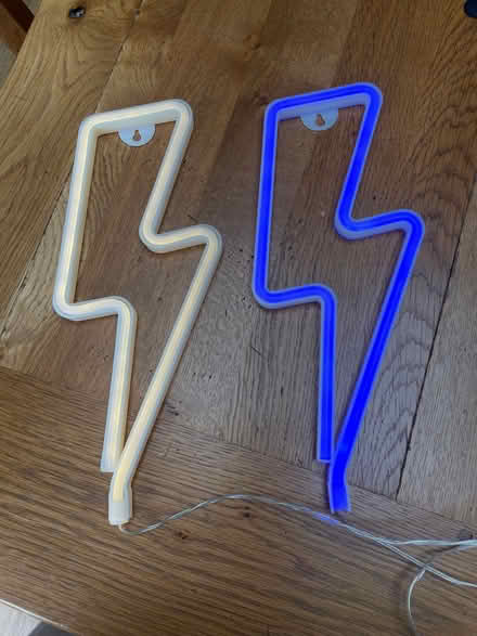 Photo of free LED lighting bolt wall lights (Marshalswick AL1) #1