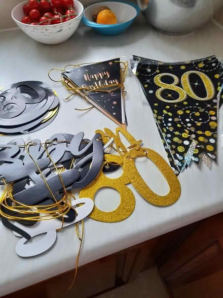 Photo of free 80th birthday decorations (lodge moor S10) #1