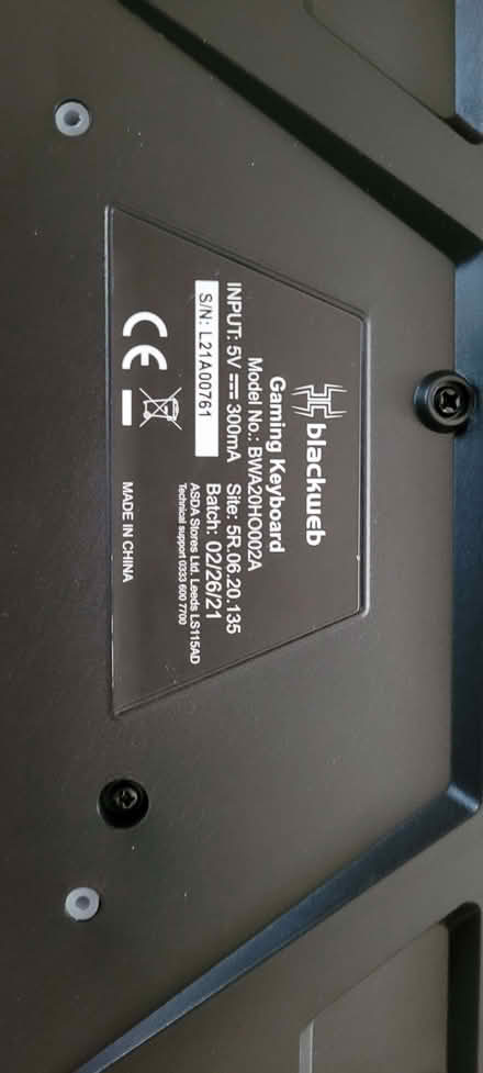Photo of free Gaming keyboard (Lower Earley RG6) #2