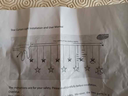 Photo of free Star curtain lights decoration (Chorlton M21) #2