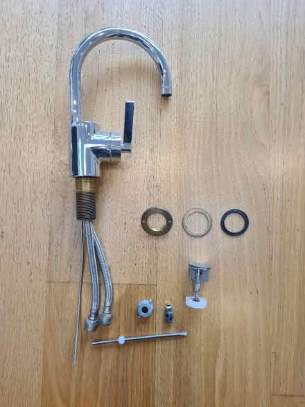 Photo of free Monobloc mixer tap and chrome waste pipes (Hayes BR2) #1