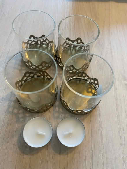 Photo of free Candle holders & tea lights (lots) (Luton LU2) #1