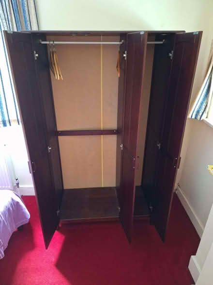 Photo of free Wardrobe dark, solid wood. (GU10) #2