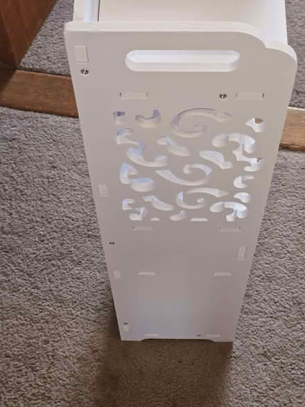 Photo of free Small wooden bathroom storage cabinet (Chichester PO19) #2
