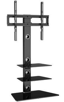 Photo of free Glass and metal TV and equipment stand (Eastville Park BS16) #1