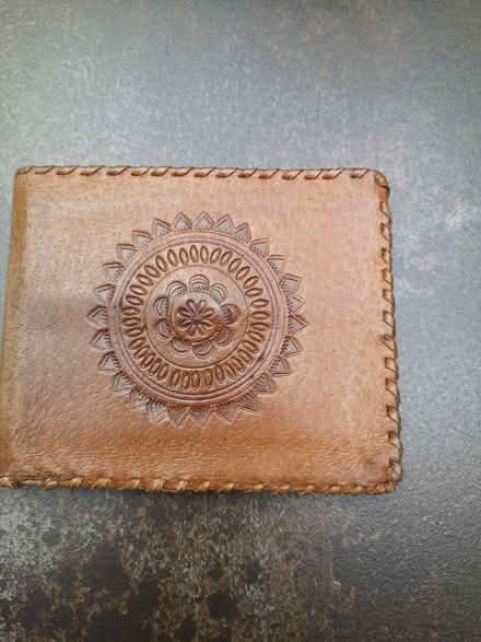 Photo of free Slim leather wallet. Hand stitched. (Barbourne WR1) #1