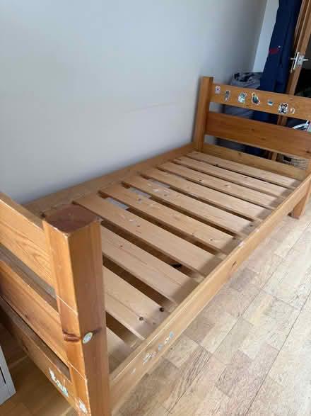 Photo of free Single bed - pine (Chesham HP5) #3