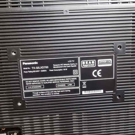 Photo of free Panasonic LCD Television TX-32LXD760 (Stainton CA11) #3