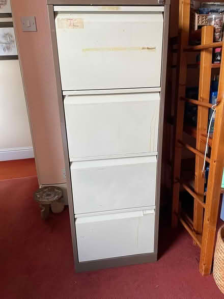 Photo of free 4-drawer, metal filing cabinet (BS40 Felton) #1