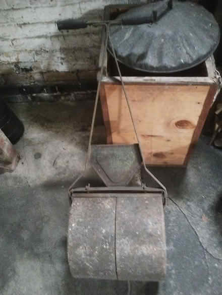 Photo of free Old garden lawn roller (Orwell SG8) #1