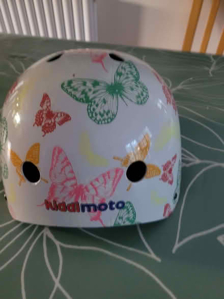 Photo of free Kiddimoto butterfly child helmet (Whitemans Green RH17) #3