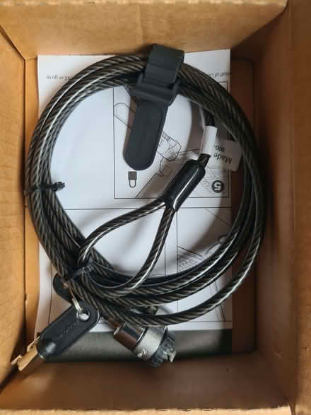 Photo of free Laptop security cable - Kensington Cable Lock (Oaklands nr Welwyn AL6) #1
