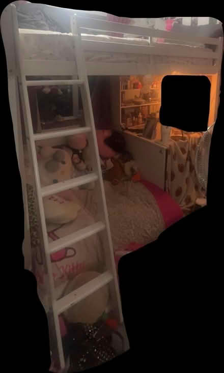 Photo of free Loft bed with desk & chair built in (Chessington KT9) #1