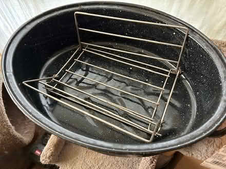 Photo of free 16" roasting pan & rack (Swarthmore area) #3