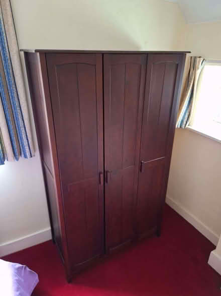 Photo of free Wardrobe dark, solid wood. (GU10) #1