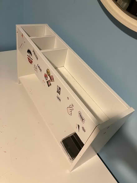 Photo of free IKEA Pähl Desk w/shelf and chair (Gramercy Park/Union Square) #2