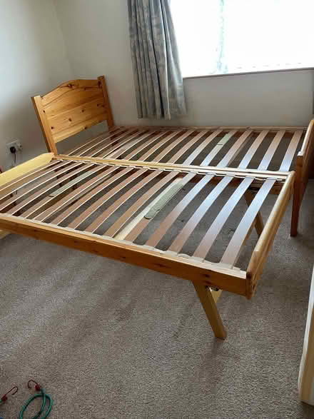 Photo of free Single pine bed (Drimnagh Dublin 12) #4
