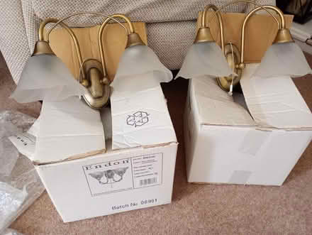 Photo of free Pair of wall lights (Sale M33) #1