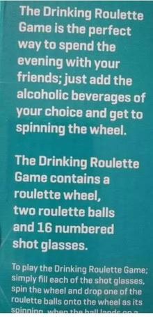 Photo of free Drinking roulette game (Presteigne LD8) #2