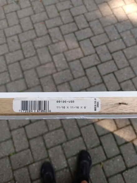 Photo of free 6 white slats 6 to 8 feet length (Near Baseline Rd. & Clyde Ave.) #2