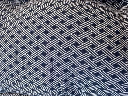 Photo of free 2 Navy/White Outdoor Cushions (Cascade - Fairwood) #1