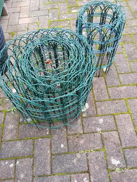 Photo of free green pvc coated wire mesh fence (Sale M33) #1