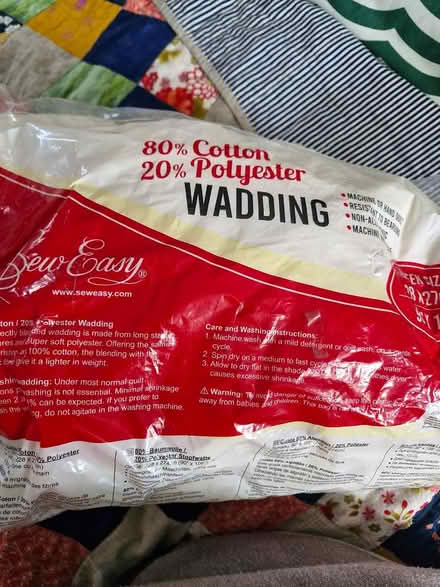 Photo of free Excess wadding (Mitcham) #1