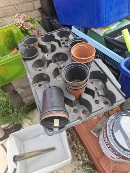 Photo of free Plastic plant pots (MK15 downhead park) #1