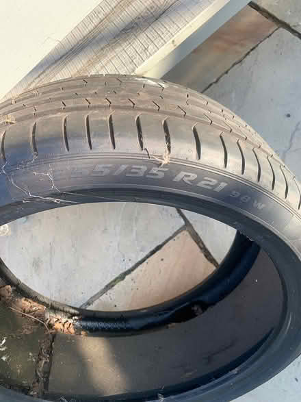 Photo of free Used Tesla tyre Pirelli pzero (Ilford ig3) #3