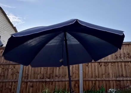 Photo of free USED Garden Parasol - grey (Aldershot) #2