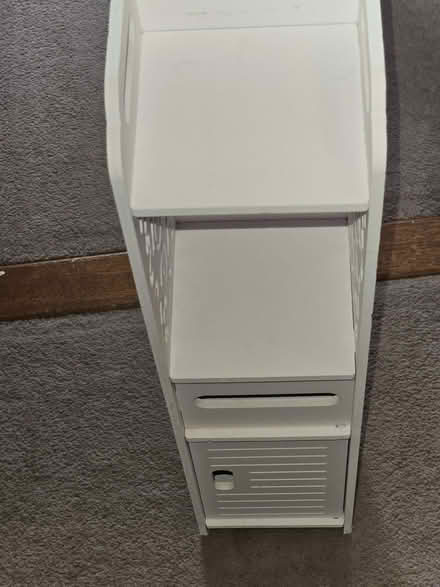 Photo of free Small wooden bathroom storage cabinet (Chichester PO19) #1