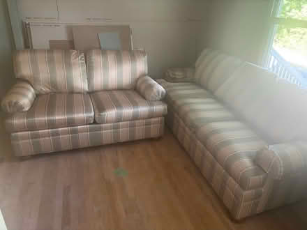 Photo of free Ethan Allen Couch and Love Seat (Naugatuck, CT) #1